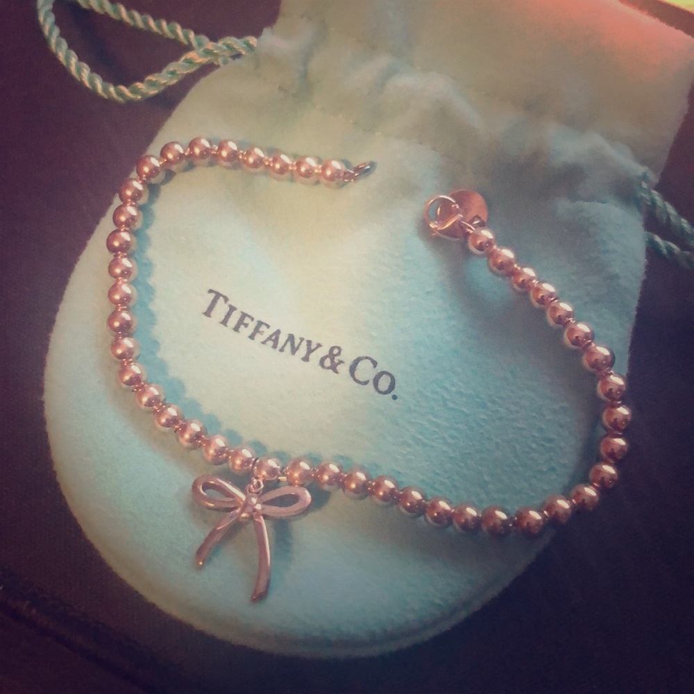 Tiffany & Co Bow bead bracelet